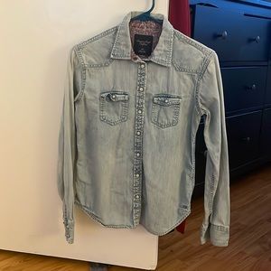 American eagle jean shirt